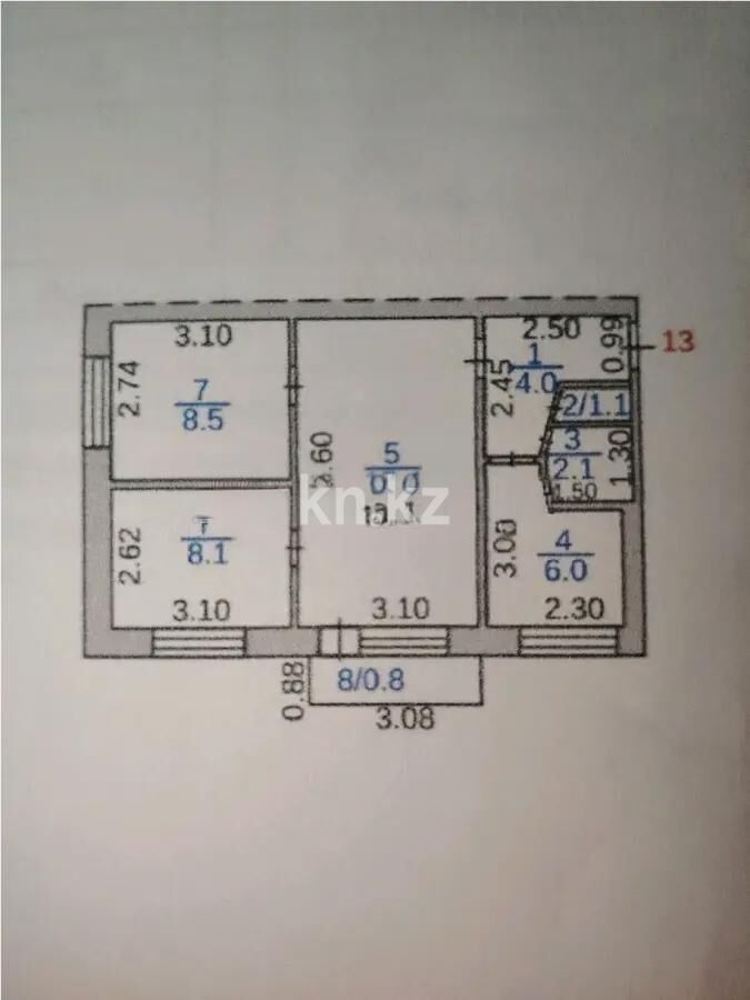 Продажа 3-комнатной квартиры, 48 м² - Продажа трехкомнатных квартир в Караганде - страница 49 фото 7 из 7