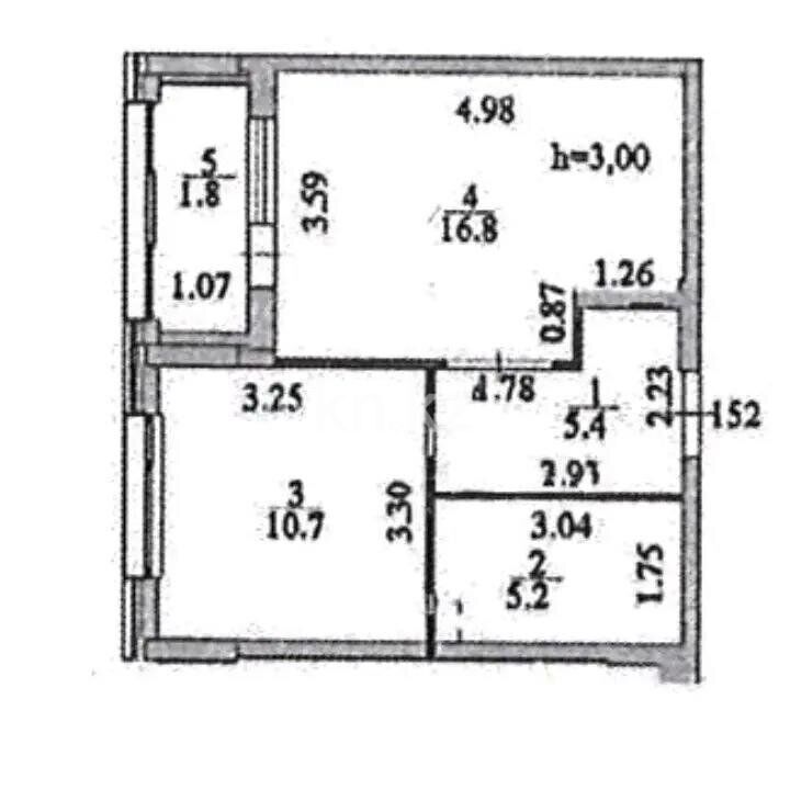 Продажа 1-комнатной квартиры, 40 м² - Продажа однокомнатных квартир в блочном доме в Казахстане - страница 2 фото 1 из 1