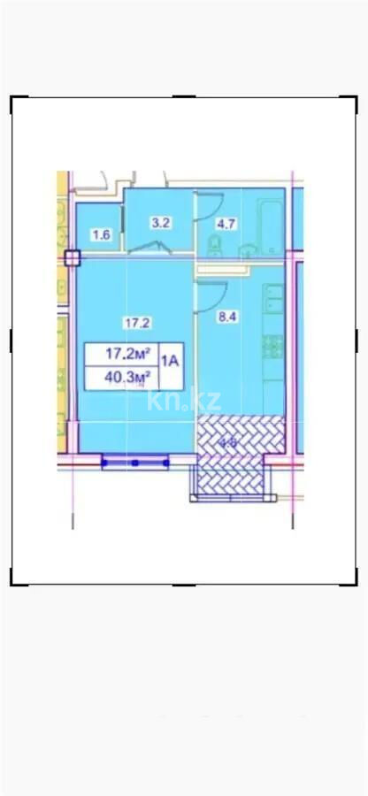 Продажа 1-комнатной квартиры, 42 м² - Продажа однокомнатных квартир в Алатауском р-не Алматы - страница 32 фото 1 из 1