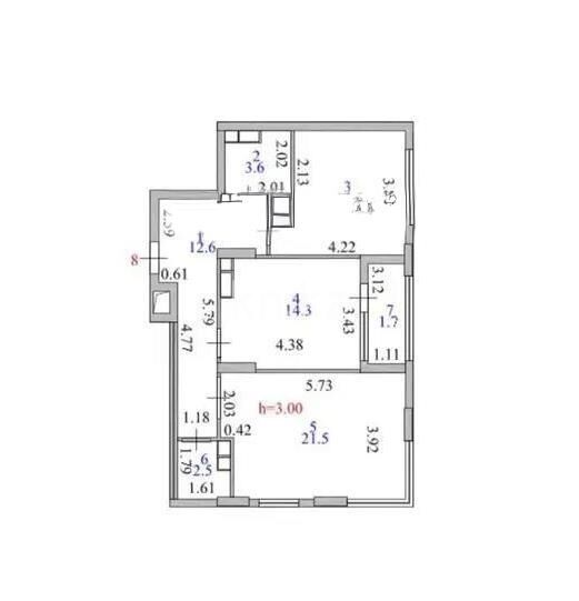 Продажа 3-комнатной квартиры, 70.7 м² - Продажа квартир от собственников в Астане - страница 12 фото 1 из 2