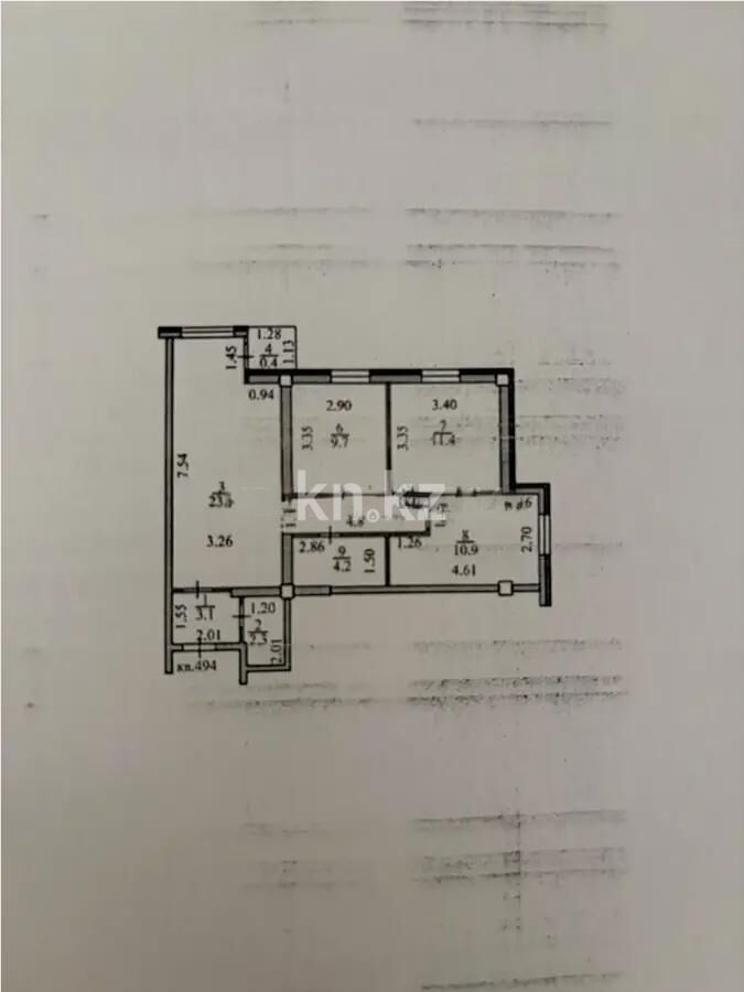 Продажа 3-комнатной квартиры, 69.9 м² - Продажа трехкомнатных квартир в Алмалинском р-не Алматы - страница 14 фото 4 из 4
