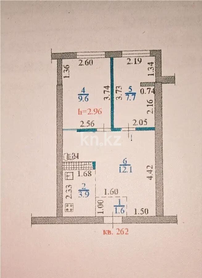 Продажа 2-комнатной квартиры, 37.4 м² - Продажа квартир в Алматы - страница 69 фото 4 из 4