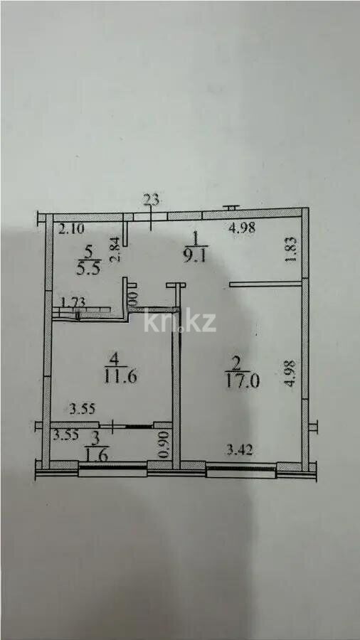 Продажа 2-комнатной квартиры, 45 м² - Продажа квартир в Казахстане - страница 145 фото 1 из 1