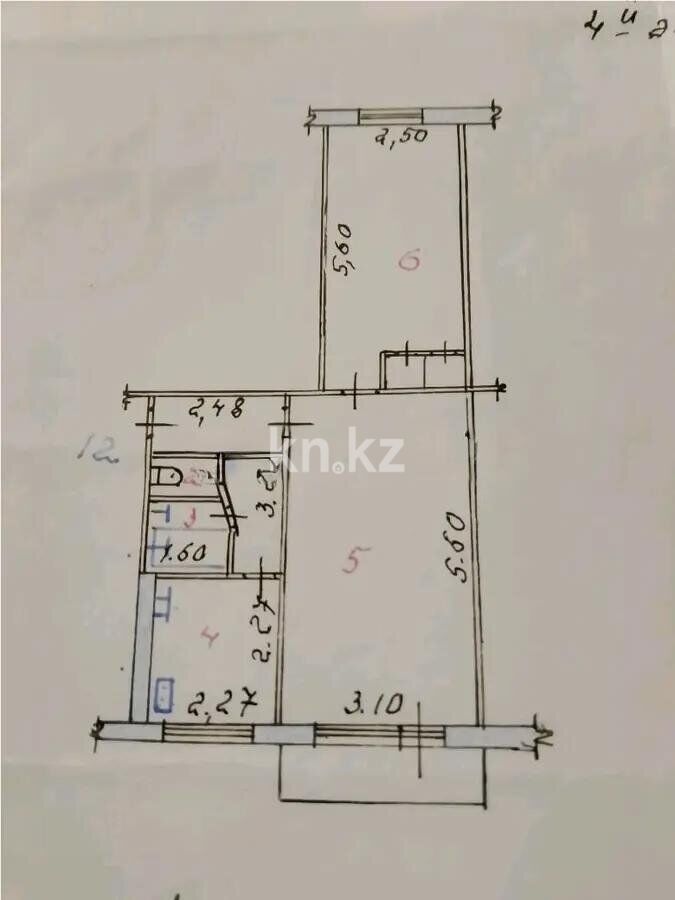 Продажа 2-комнатной квартиры, 46 м² - Продажа квартир в Темиртау - страница 2 фото 5 из 5