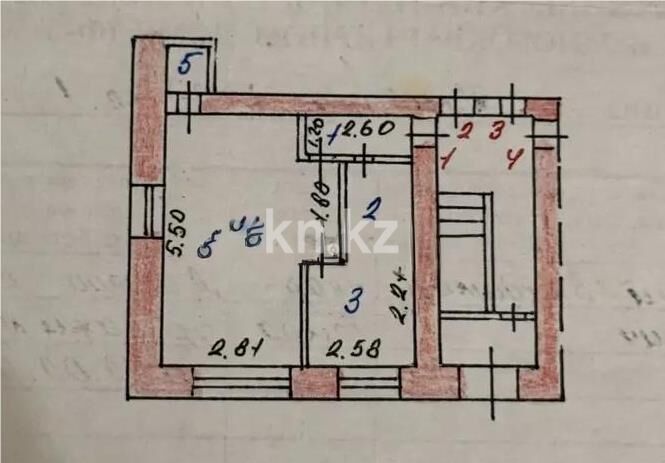 Продажа 1-комнатной квартиры, 31 м² - Продажа однокомнатных квартир в Городе Караганды - страница 4 фото 5 из 5