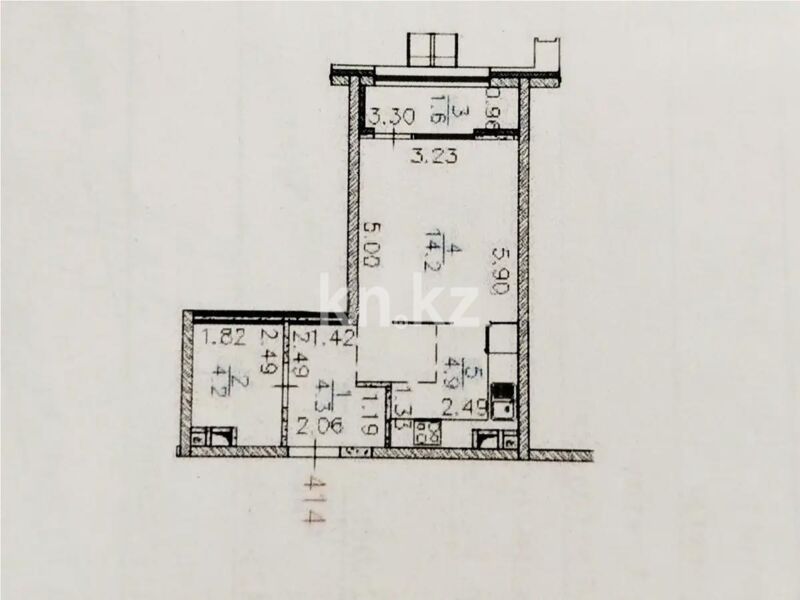 Продажа 1-комнатной квартиры, 29.2 м² - Продажа однокомнатных квартир в Алатауском р-не Алматы - страница 16 фото 2 из 2