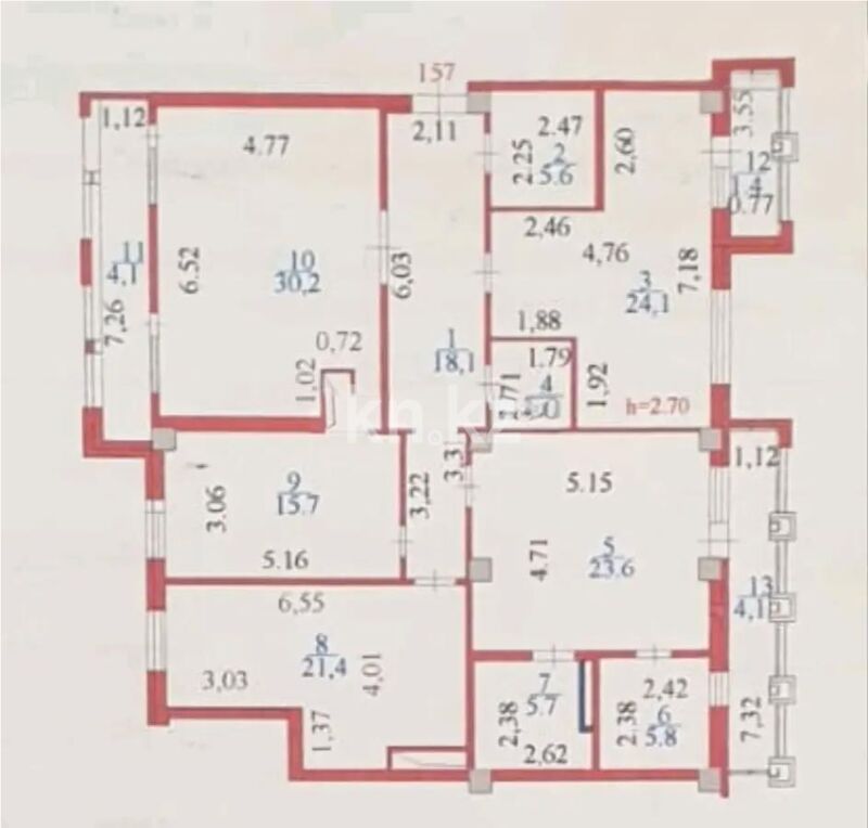 Продажа 4-комнатной квартиры, 163 м² - Продажа недвижимости в Казахстане - страница 5 фото 9 из 9