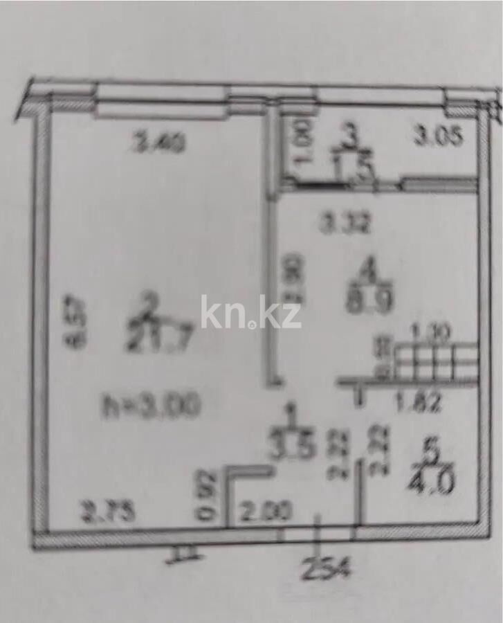 Продажа 1-комнатной квартиры, 39.6 м² - Продажа однокомнатных квартир в Казахстане - страница 22 фото 4 из 4