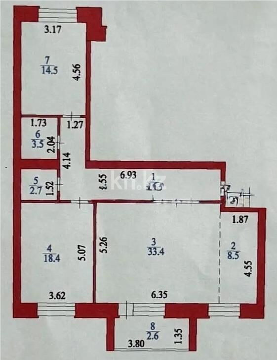 Продажа 3-комнатной квартиры, 100 м² - Продажа квартир в Казахстане - страница 82 фото 4 из 4