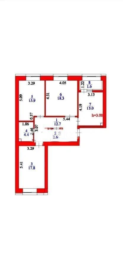 Продажа 3-комнатной квартиры, 87 м² - Продажа трехкомнатных квартир в кирпичном доме в Казахстане - страница 96 фото 6 из 6