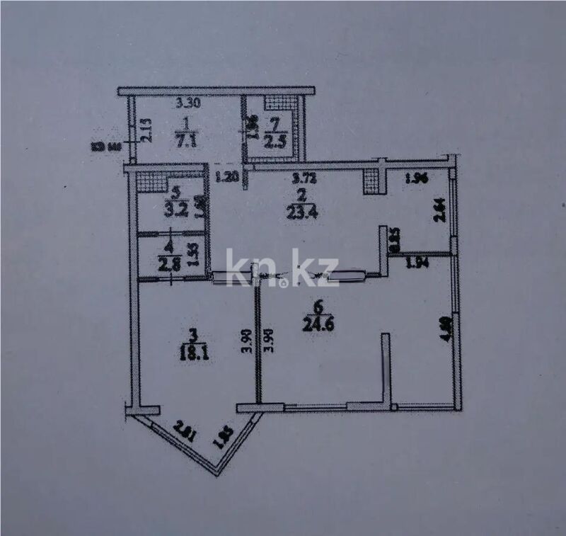 Продажа 3-комнатной квартиры, 82 м² - Продажа квартир в монолитно-каркасном доме в Казахстане - страница 34 фото 6 из 6