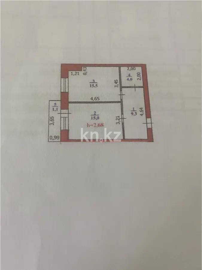 Продажа 1-комнатной квартиры, 45 м² - Продажа однокомнатных квартир в р-не Байконур Астаны - страница 4 фото 4 из 4