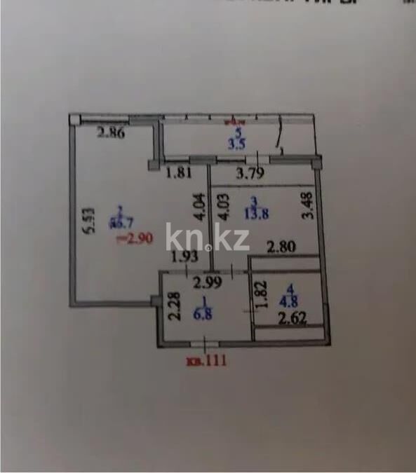 Продажа 1-комнатной квартиры, 60 м² - Продажа однокомнатных квартир в р-не Сарайшык Астаны - страница 23 фото 1 из 1