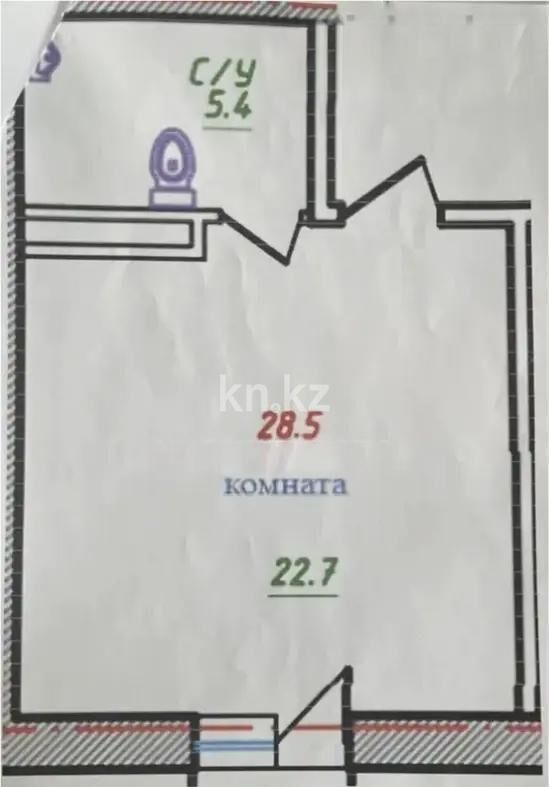 Продажа 1-комнатной квартиры, 30 м² - Продажа квартир в кирпичном доме в Астане - страница 224 фото 4 из 4