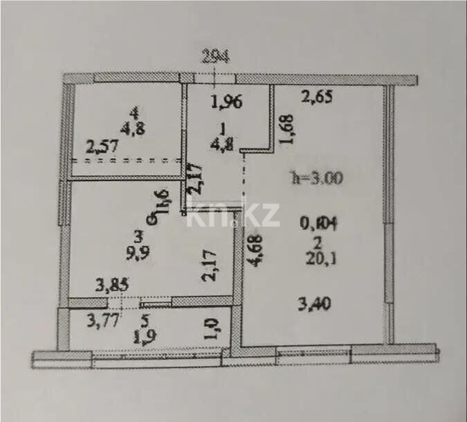 Продажа 1-комнатной квартиры, 41.5 м² - Продажа  однокомнатных квартир в новостройках Астаны - страница 17 фото 3 из 3