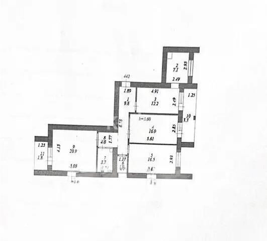Продажа 3-комнатной квартиры, 97.3 м² - Продажа квартир в кирпичном доме в Казахстане - страница 53 фото 1 из 1