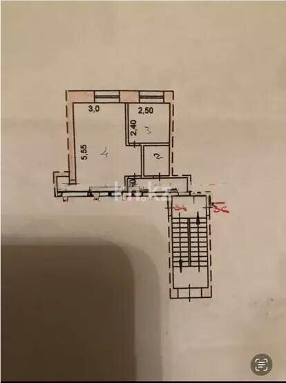 Продажа 1-комнатной квартиры, 32 м² - Продажа однокомнатных квартир в Казахстане - страница 4 фото 3 из 3
