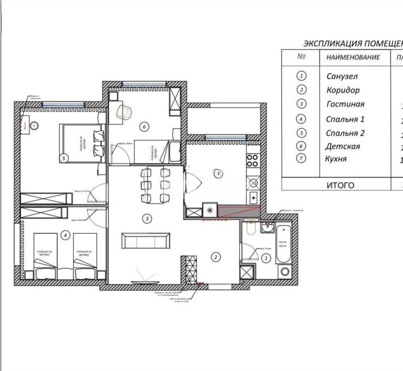 Продажа 3-комнатной квартиры, 79 м² - Продажа недвижимости в Алматы - страница 15 фото 5 из 5
