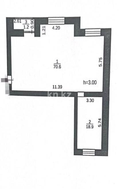 Продажа 3-комнатной квартиры, 90 м² - Продажа трехкомнатных квартир на Юго-Востоке Караганды - страница 2 фото 2 из 9