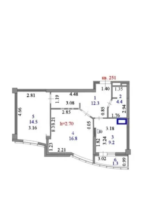 Продажа 2-комнатной квартиры, 58.5 м² - Продажа двухкомнатных квартир в монолитно-каркасном доме в Астане - страница 52 фото 12 из 14