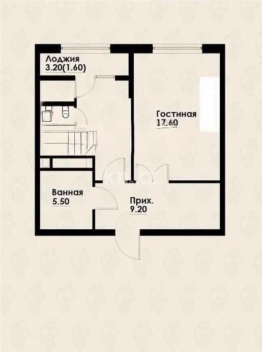 Продажа 2-комнатной квартиры, 47 м² - Продажа  двухкомнатных квартир в новостройках Алматы - страница 4 фото 1 из 1