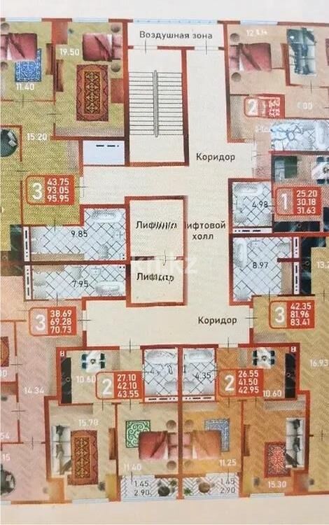 Продажа 2-комнатной квартиры, 43.42 м² - Продажа двухкомнатных квартир в Астане - страница 14 фото 1 из 1