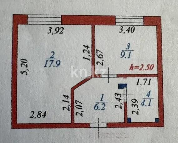 Продажа 1-комнатной квартиры, 37.3 м² - Продажа однокомнатных квартир в р-не Сарыарка Астаны - страница 23 фото 4 из 4