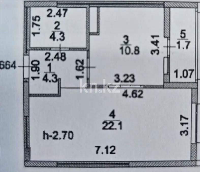 Продажа 2-комнатной квартиры, 43 м² - Продажа квартир в Астане - страница 46 фото 1 из 1