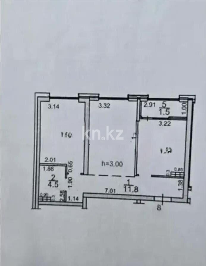 Продажа 2-комнатной квартиры, 61 м² - Продажа квартир в Алматы - страница 5 фото 3 из 3