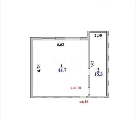 Продажа 2-комнатной квартиры, 60 м² - Продажа двухкомнатных квартир в Наурызбайском р-не Алматы - страница 9 фото 4 из 4