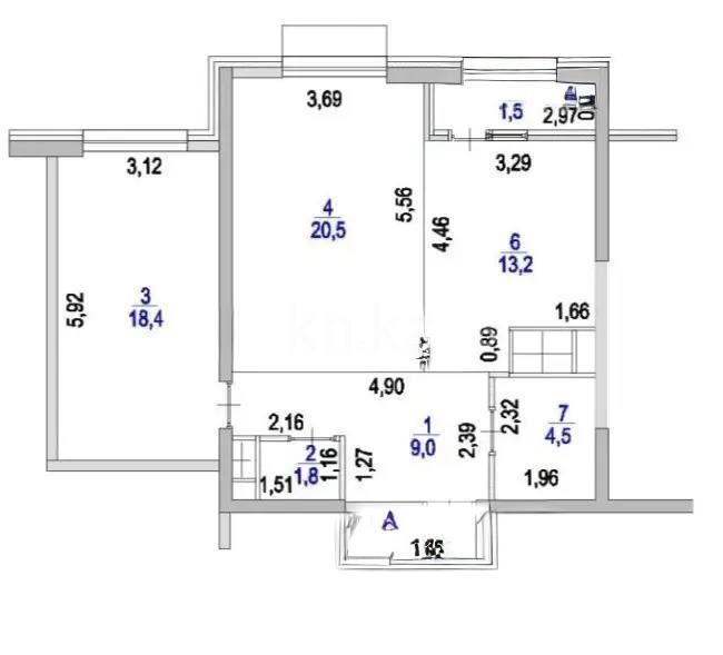 Продажа 2-комнатной квартиры, 69 м² - Продажа двухкомнатных квартир в монолитно-каркасном доме в Казахстане - страница 40 фото 1 из 1
