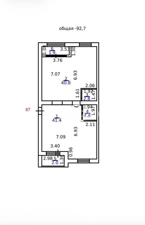 Продажа 3-комнатной квартиры, 92 м² - Продажа трехкомнатных квартир на Юго-Востоке Караганды - страница 7 фото 2 из 2