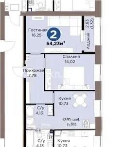 Продажа 2-комнатной квартиры, 95 м² - Продажа двухкомнатных квартир в р-не Нура Астаны фото 1 из 1