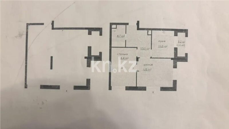 Продажа 2-комнатной квартиры, 62 м² - Продажа  двухкомнатных квартир в новостройках Караганды фото 1 из 1
