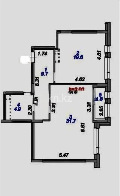 Продажа 2-комнатной квартиры, 68 м² - Продажа двухкомнатных квартир от собственников в Астане - страница 8 фото 2 из 2
