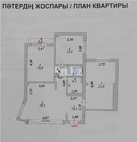 Продажа 3-комнатной квартиры, 92 м² - Недвижимость в Астане - страница 34 фото 7 из 7