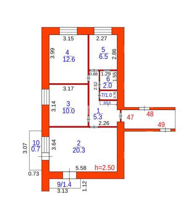 Продажа 3-комнатной квартиры, 60 м² - Продажа трехкомнатных квартир в Караганде - страница 40 фото 2 из 9