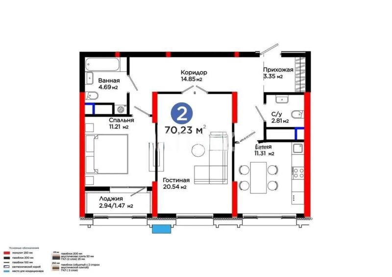 Продажа 2-комнатной квартиры, 72 м² - Продажа двухкомнатных квартир в р-не Есиль Астаны - страница 37 фото 1 из 1