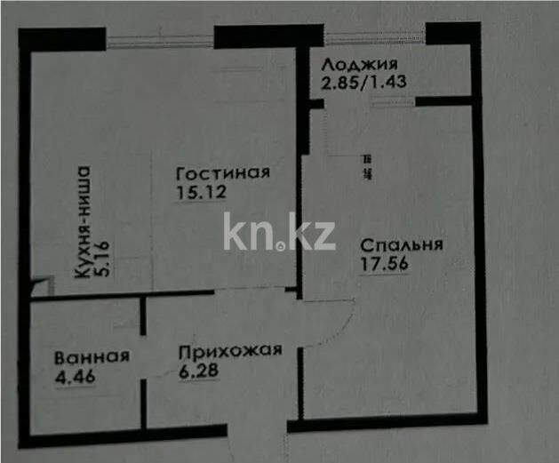 Продажа 2-комнатной квартиры, 50.1 м² - Продажа квартир в монолитно-каркасном доме в Алматы - страница 323 фото 1 из 1