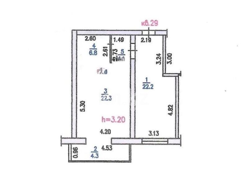 Продажа 2-комнатной квартиры, 59.7 м² - Продажа двухкомнатных квартир в кирпичном доме в Алматы - страница 12 фото 1 из 1
