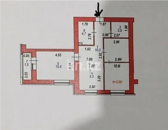 Продажа 2-комнатной квартиры, 63.4 м² - Продажа двухкомнатных квартир в р-не Нура Астаны - страница 53 фото 6 из 6