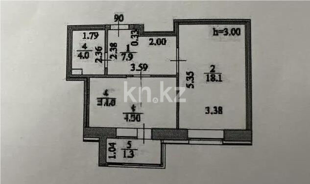 Продажа 1-комнатной квартиры, 43 м² - Продажа квартир в Казахстане - страница 16 фото 1 из 1