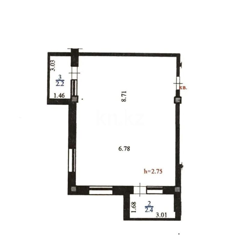 Продажа 2-комнатной квартиры, 63.1 м² - Продажа двухкомнатных квартир в Бостандыкском р-не Алматы - страница 28 фото 1 из 1