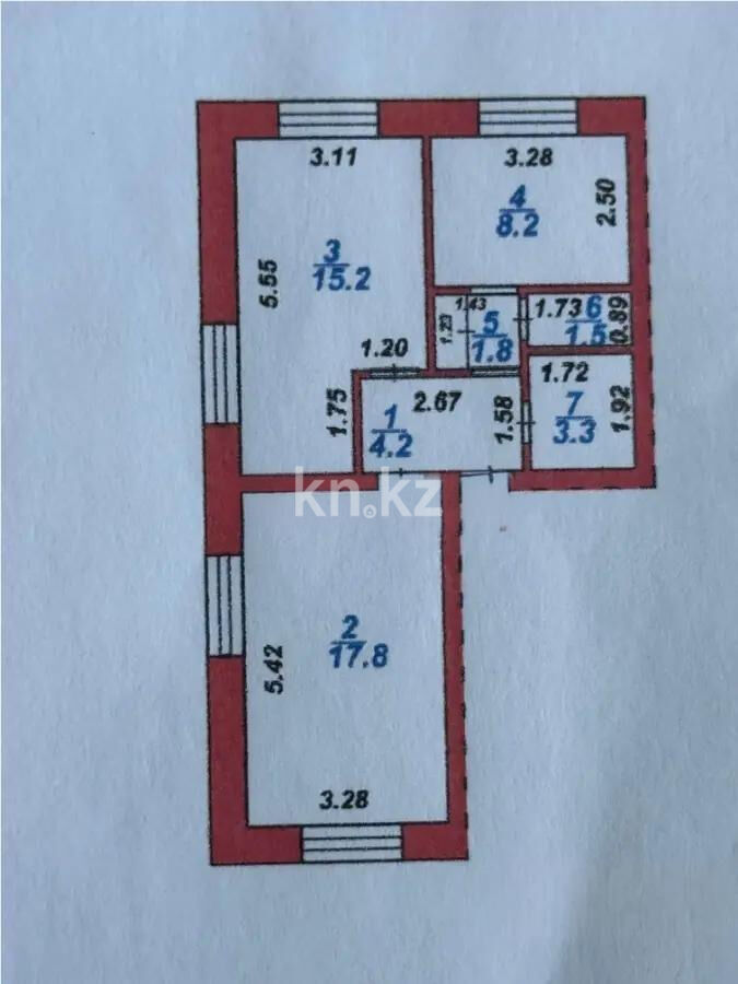 Продажа 2-комнатной квартиры, 52 м² - Продажа двухкомнатных квартир в Городе Караганды - страница 13 фото 1 из 1