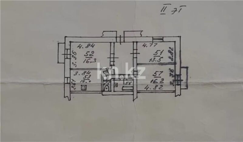 Продажа 3-комнатной квартиры, 72 м² - Недвижимость в Алматы - страница 2 фото 1 из 1