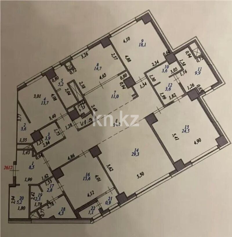 Продажа 5-комнатной квартиры, 212 м² - Продажа квартир в монолитно-каркасном доме в Казахстане - страница 37 фото 9 из 9