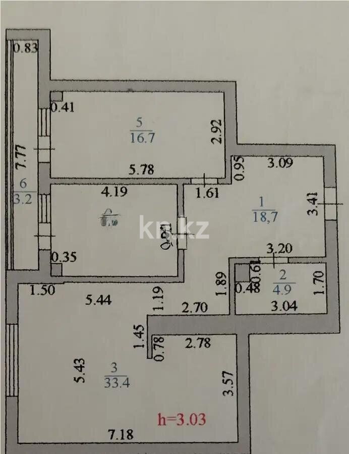 Продажа 3-комнатной квартиры, 90 м² - Продажа квартир в Казахстане - страница 58 фото 7 из 7