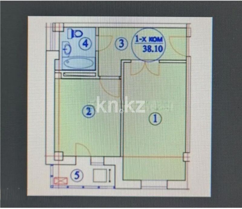 Продажа 1-комнатной квартиры, 36 м² - Продажа квартир в Казахстане - страница 130 фото 1 из 1