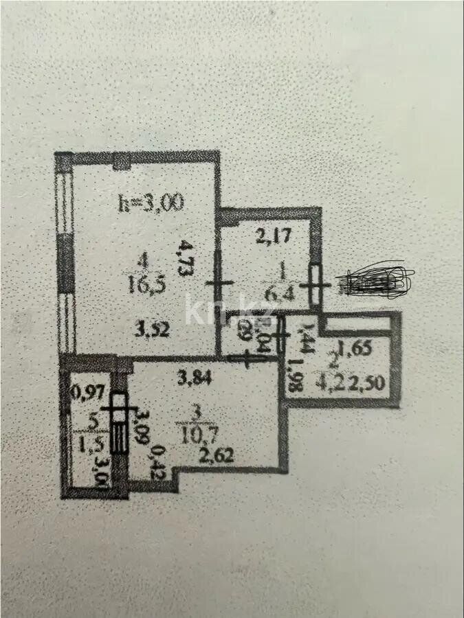 Продажа 1-комнатной квартиры, 39.3 м² - Продажа квартир в Казахстане - страница 169 фото 9 из 9