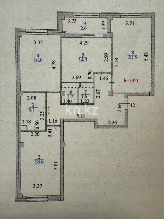 Продажа 3-комнатной квартиры, 98.4 м² - Продажа квартир в Астане - страница 16 фото 8 из 8